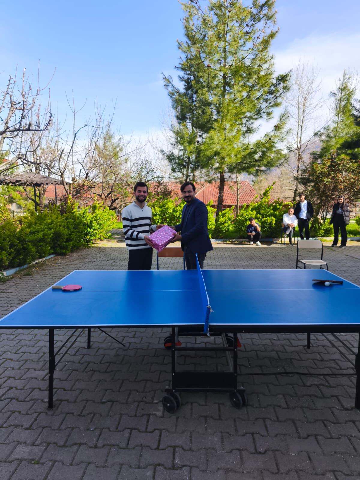  Eruh MYO’da Masa Tenisi Turnuvası Finalle Tamamlandı