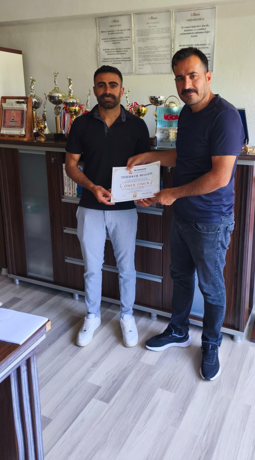 🎓 Eruh MYOda Başarı ve Örnek Davranışlar Ödüllendirildi